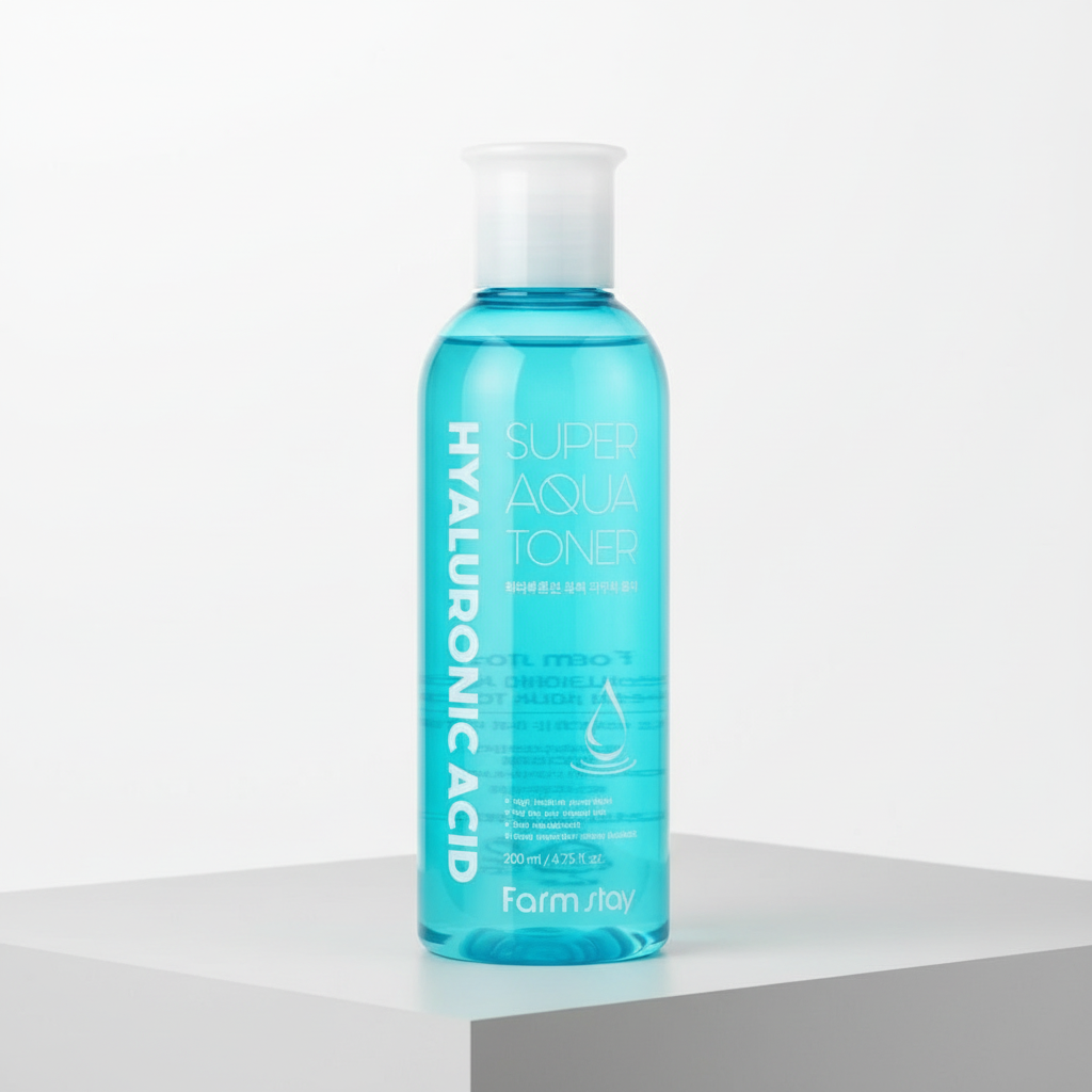 FARM STAY - Tonikum s kyselinou hyaluronovou pro hydrataci pleti MAXIBALENÍ 500 ml