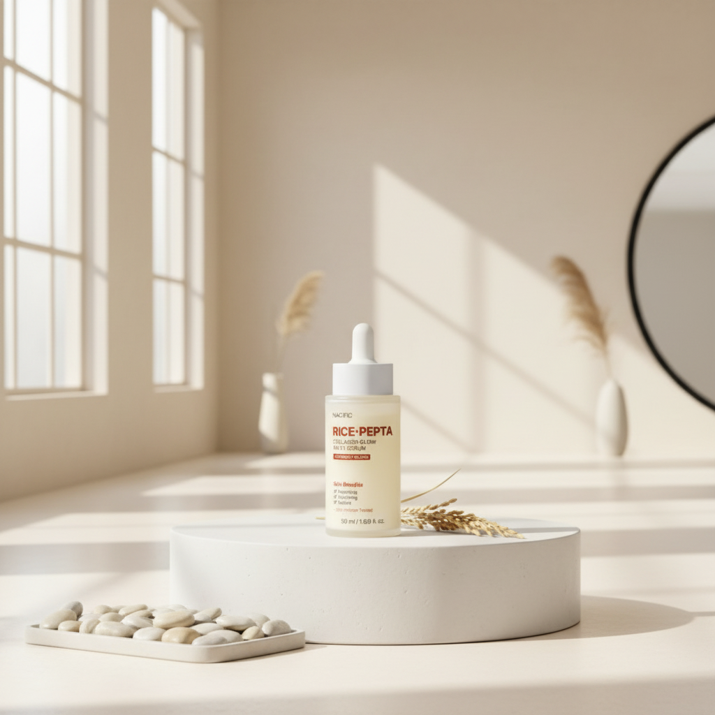 NACIFIC - Rice Pepta Collagen Milky Serum - Mléčné sérum s rýží, peptidy a kolagenem - 50 ml