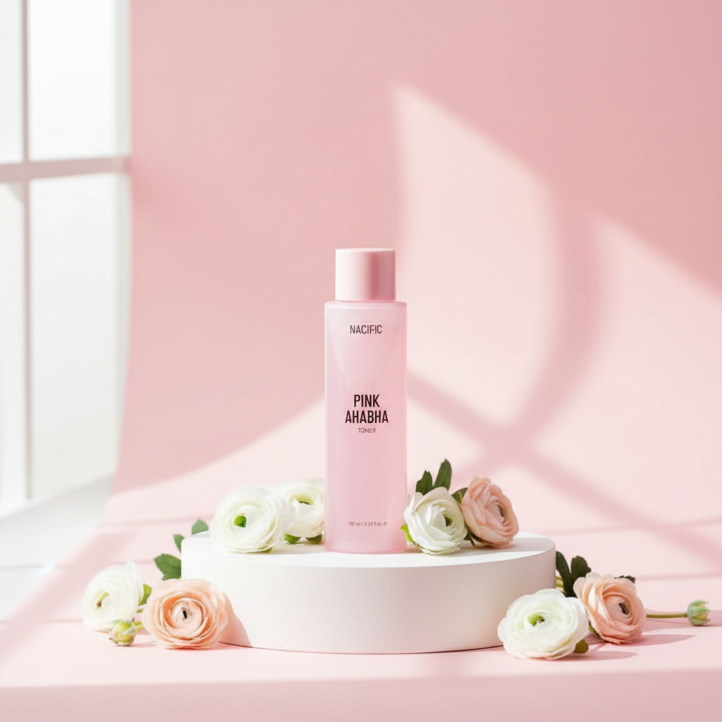 NACIFIC - Pink AHABHA Toner - Rozjasňující pleťový toner s AHA a BHA kyselinami - 150 ml