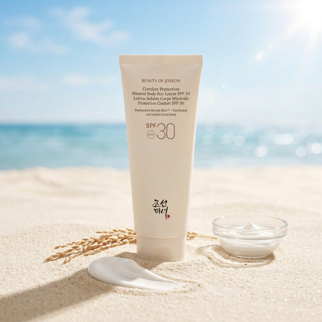 Beauty of Joseon - Comfort Protection Mineral Body Sun Lotion SPF 30+ - Ochranný a zklidňující tělový krém s SPF 30 - 150 ml