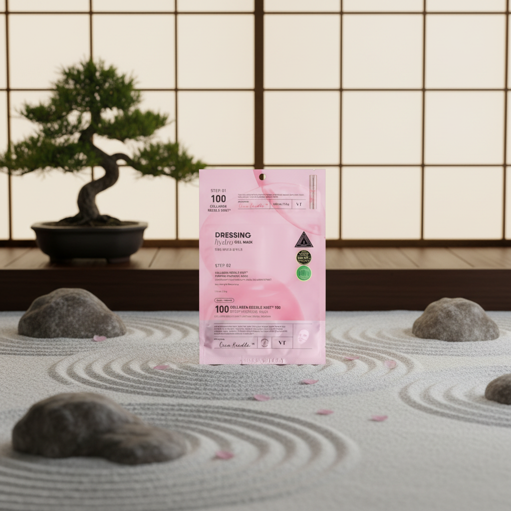 VT - Collagen Reedle Shot 100 2 Step Hydrogel Mask - Kolagenová hydrogelová dvoufázová pleťová maska