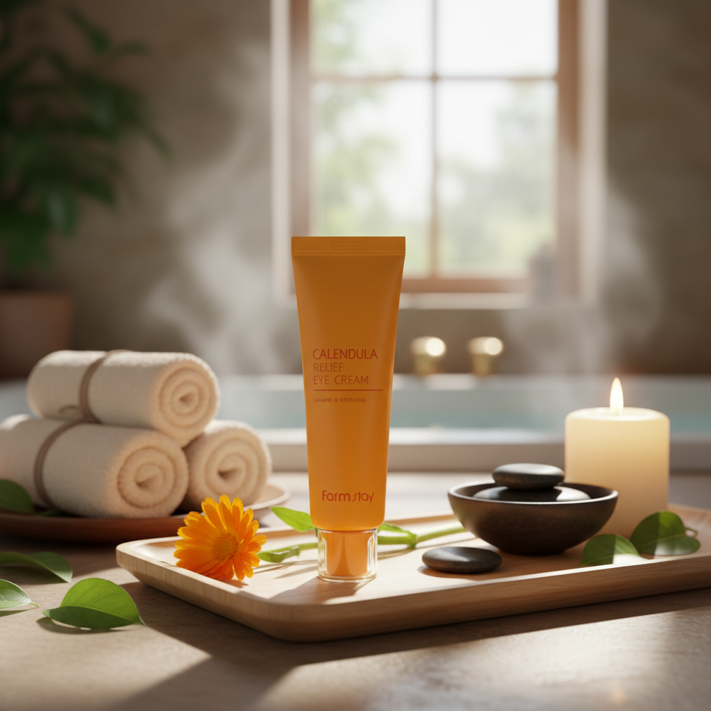 Farm Stay - Calendula Relief Eye Cream - Omlazující oční krém - 50 ml