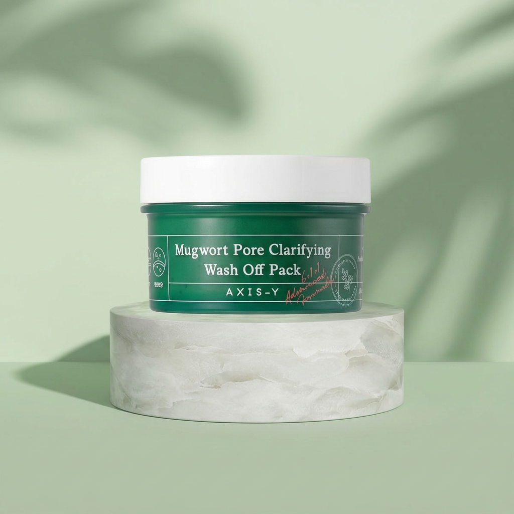 AXIS-Y - Mugwort Pore Clarifying Wash-off Pack - Čisticí maska s pelyňkem - 100 ml