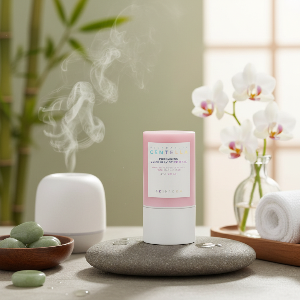 SKIN1004 - Madagascar Centella Poremizing Quick Clay Stick Mask - Jílová maska v tyčince pro minimalizaci rozšířených pórů - 27 g
