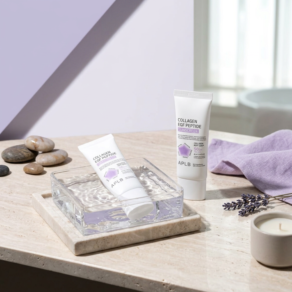 APLB - Collagen EGF Peptide Sunscreen SPF50+ PA++++ - Zpevňující, hydratační SPF s peptidy a kolagenem - 40 ml