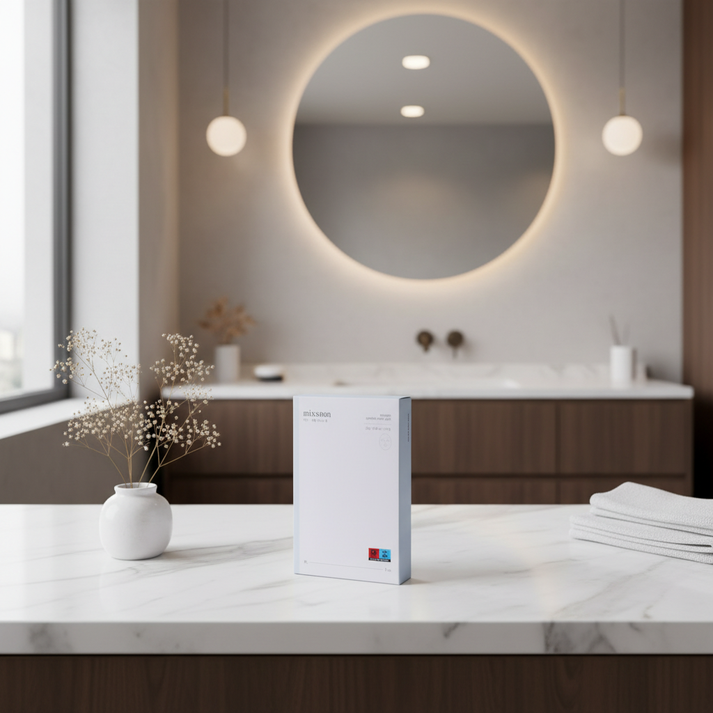 MIXSOON - Centella Mask Pack - Sada textilních masek s pupečníkem asijským - 5 ks