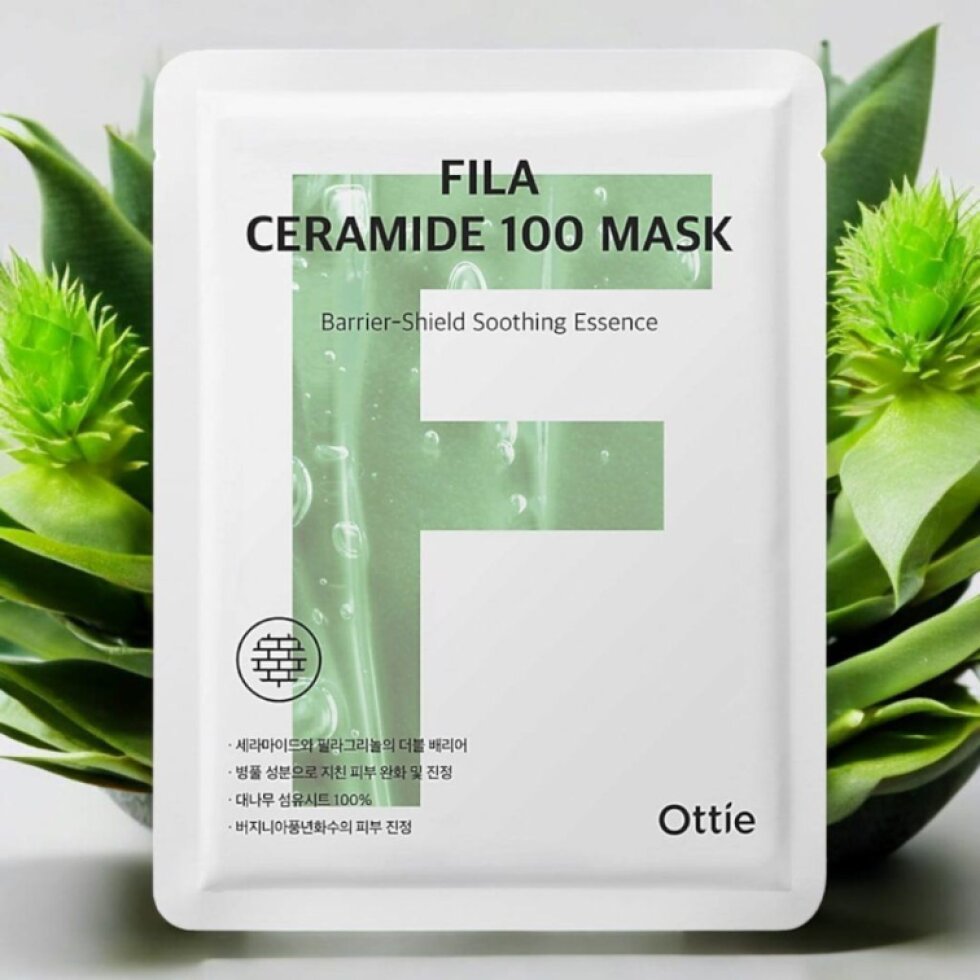 OTTIE - Fila Ceramide 100 Mask - Plátýnková maska s ceramidy pro udržení zdravé bariéry pleti - 25 ml