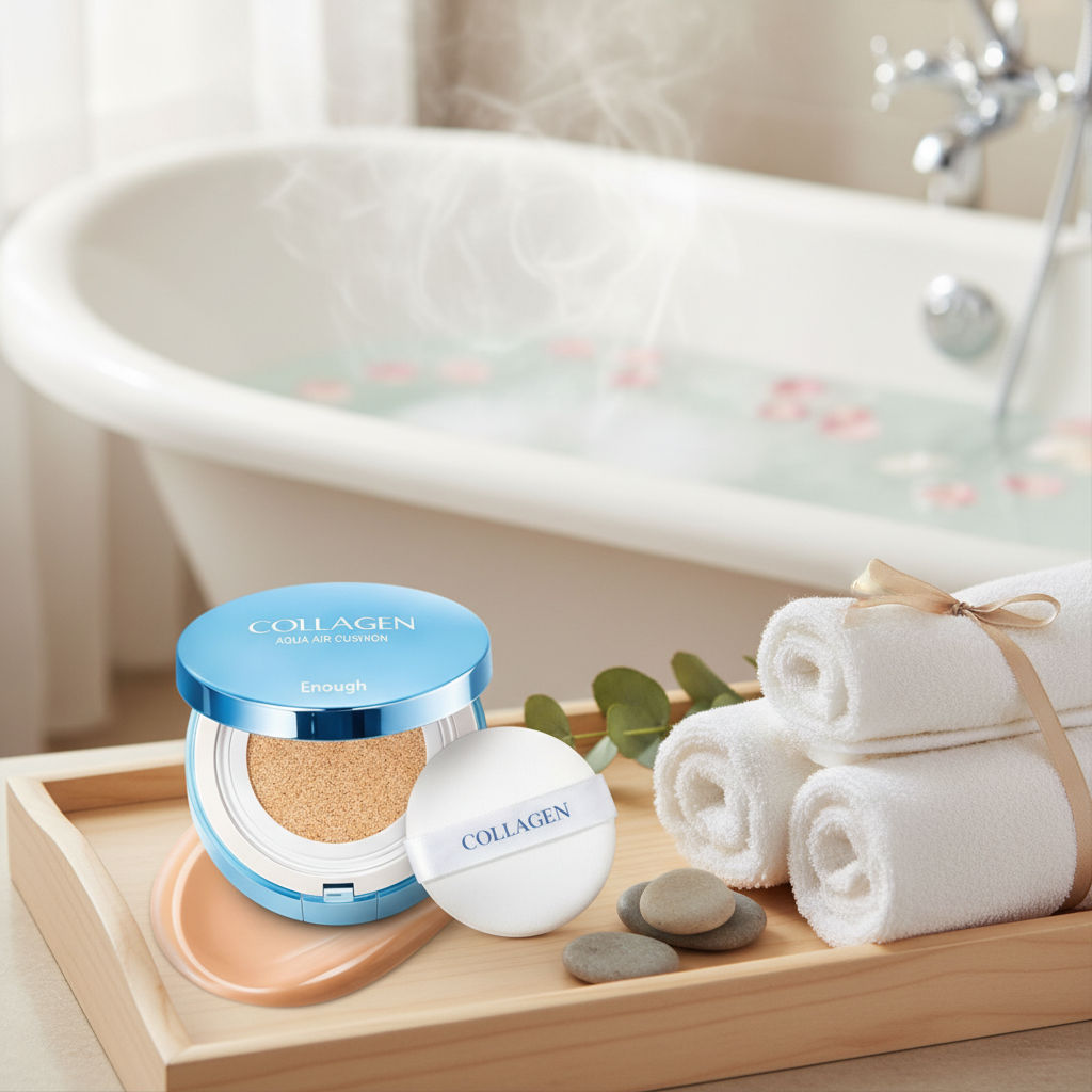 ENOUGH - Collagen Aqua Air Cushion - Kolagenový cushion #21 - 15 g