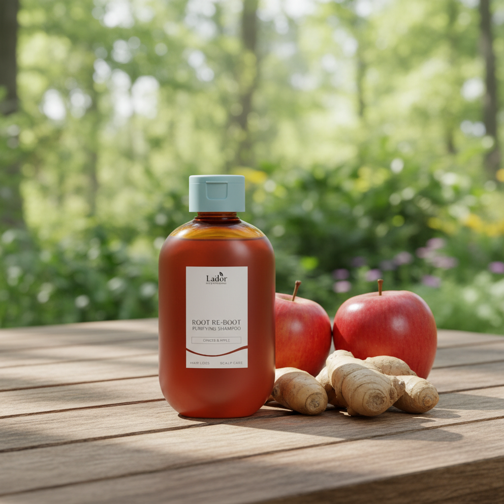 Lador - Root Re-Boot Purifying Shampoo Ginger and Apple - Čisticí šampon proti vypadávaní vlasů s výtažkem ze zázvoru a jablka - 300 ml