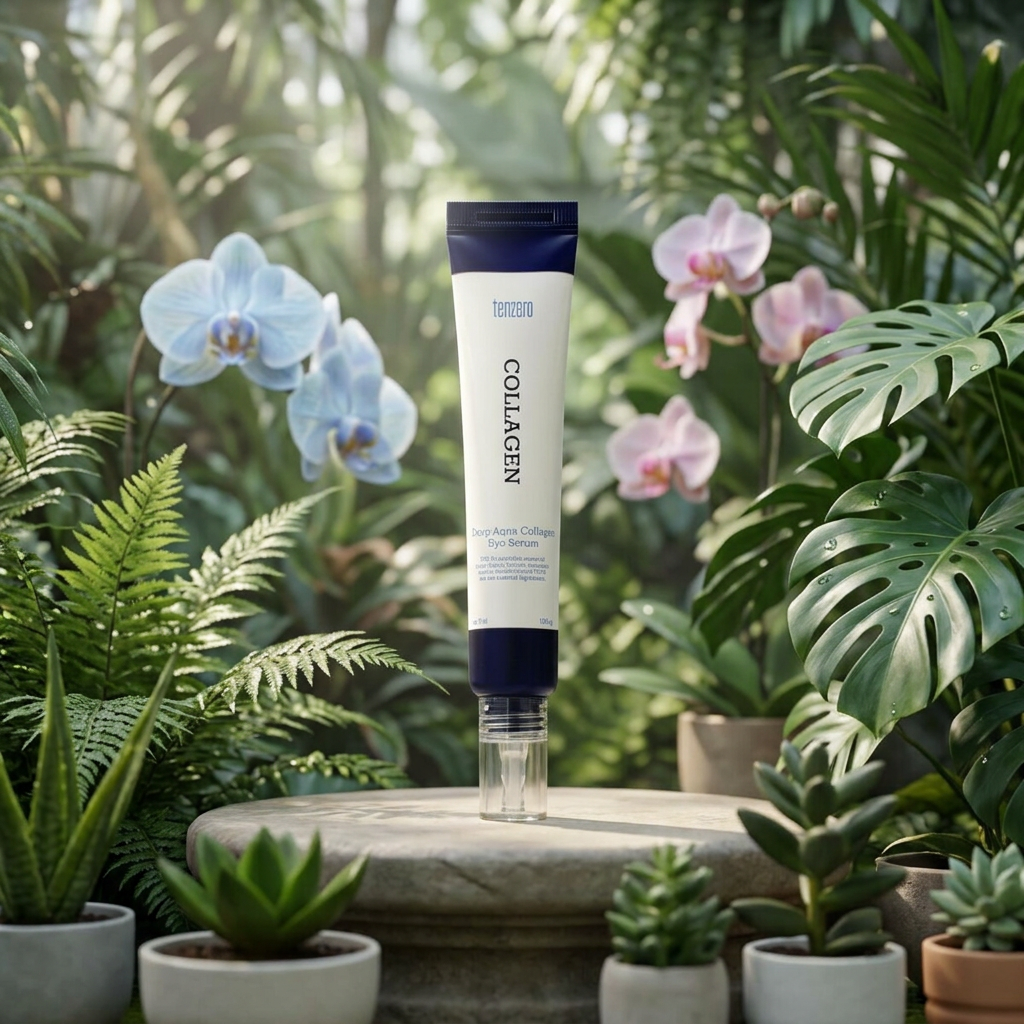 TENZERO - Deep Aqua Collagen Eye Serum 2X - Hloubkově hydratační kolagenové oční sérum - 30 ml