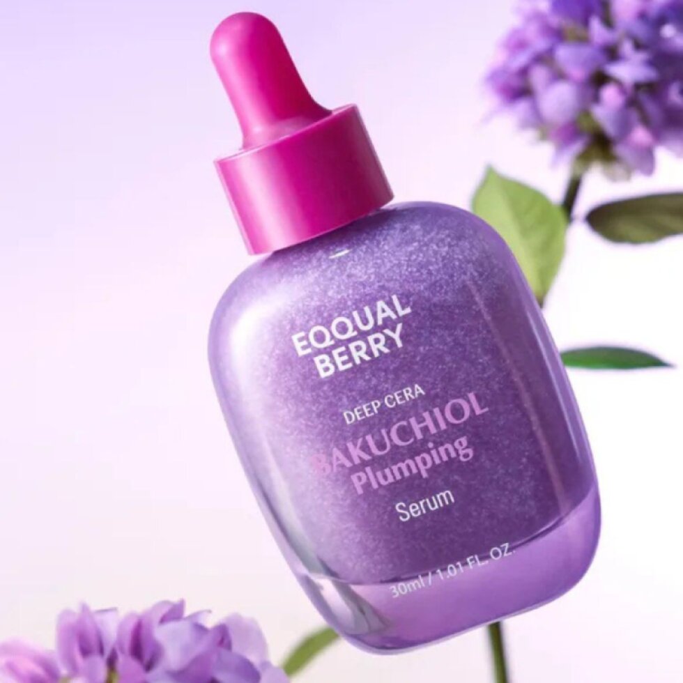 EQQUALBERRY - Bakuchiol Plumping Serum - Sérum s bakuchiolem pro zpevnění pórů a podporu mladistvého vzhledu - 30 ml