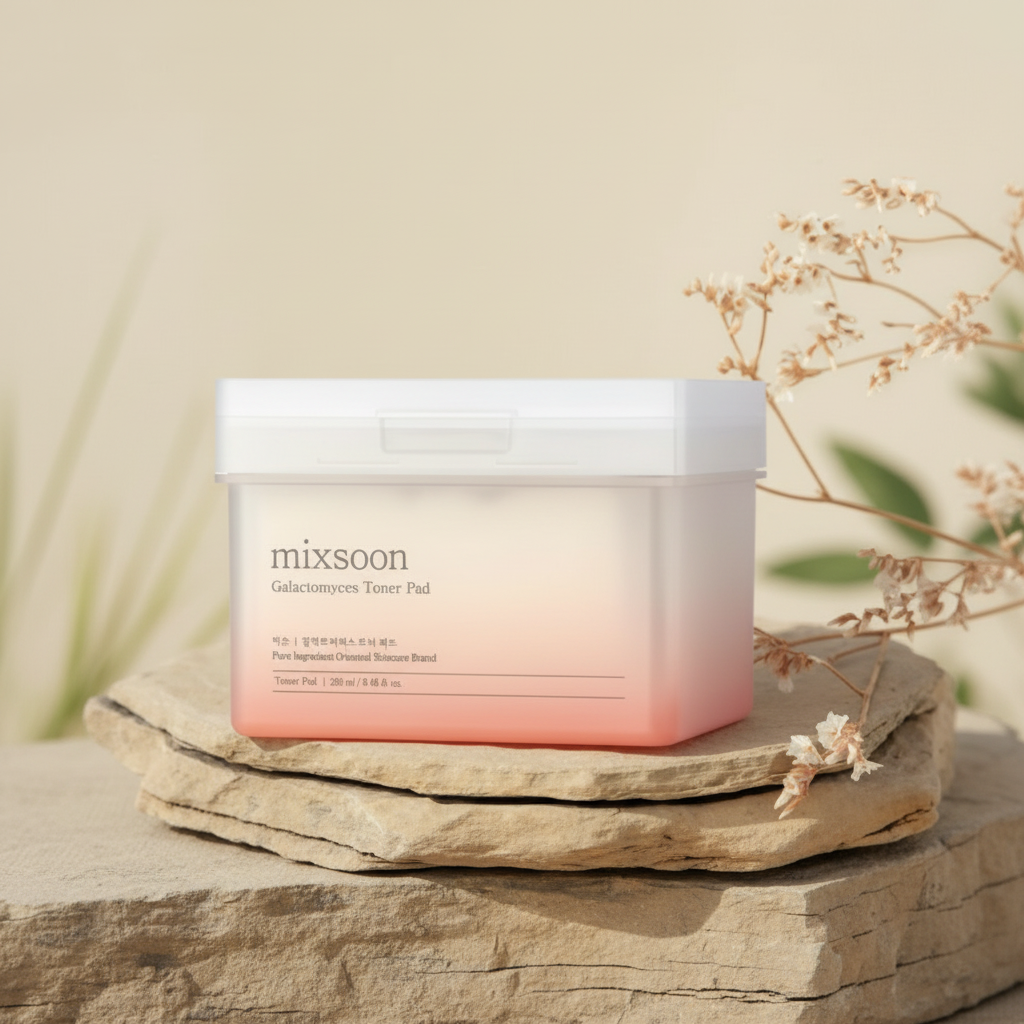MIXSOON - Galactomyces Toner Pads - Rozjasňující a revitalizační tampóny na obličej - 60 ks / 280 ml