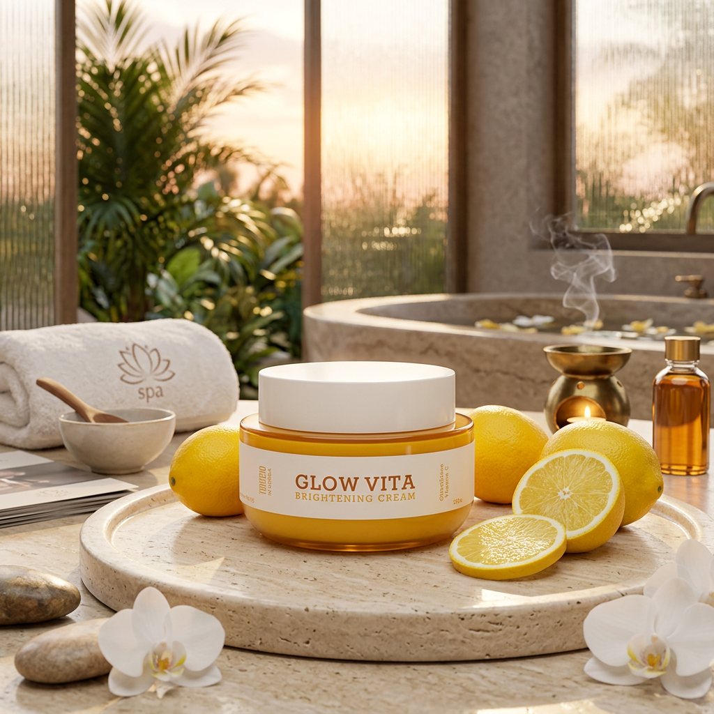 TENZERO - Glow Vita Brightening Cream - Rozjasňující pleťový krém s vitamíny Glow Vita - 100 g