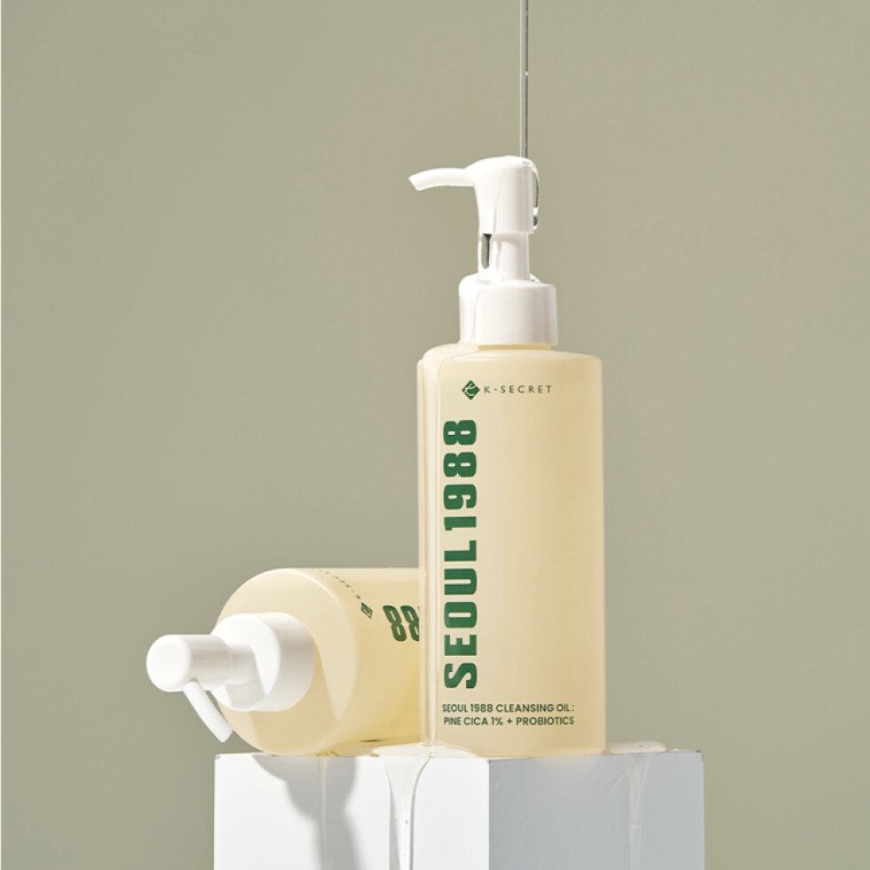 KSECRET - SEOUL 1988 Cleansing Oil : Pine Cica 1% + Probiotics - Čisticí olej borovicová cica 1 % + probiotika - 200 ml
