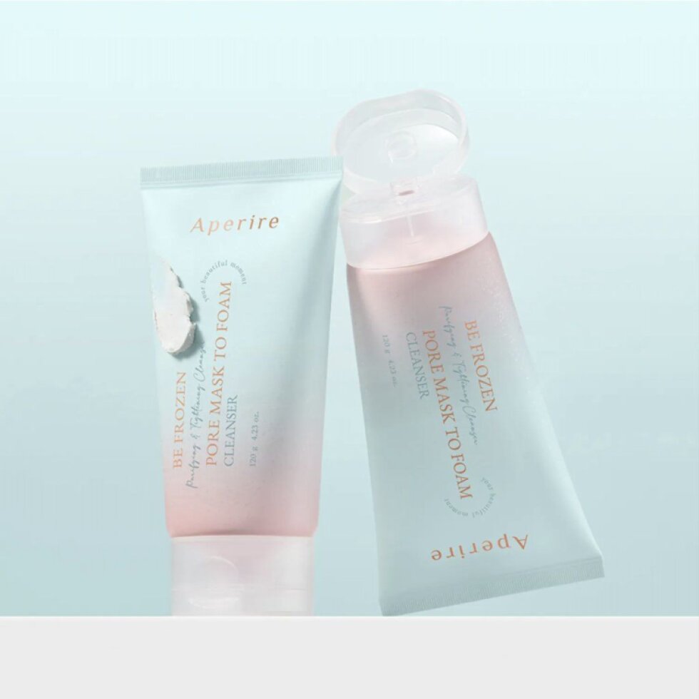 APERIRE - Be Frozen Pore Mask To Foam Cleanser - Čisticí pěnový cleanser na póry pro čistou pleť - 20 g