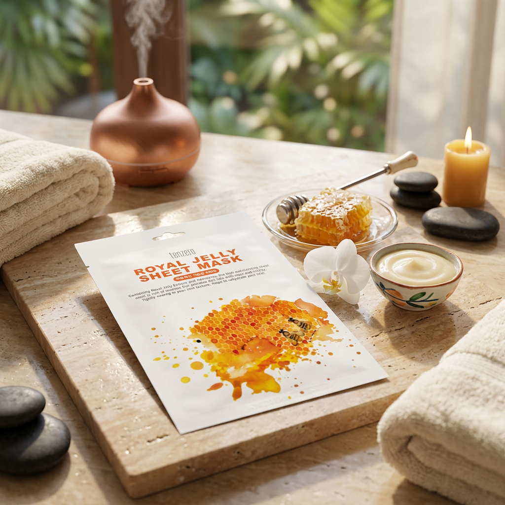 TENZERO - Royal Jelly Sheet Mask - Plátýnková maska royal jelly - 25 ml