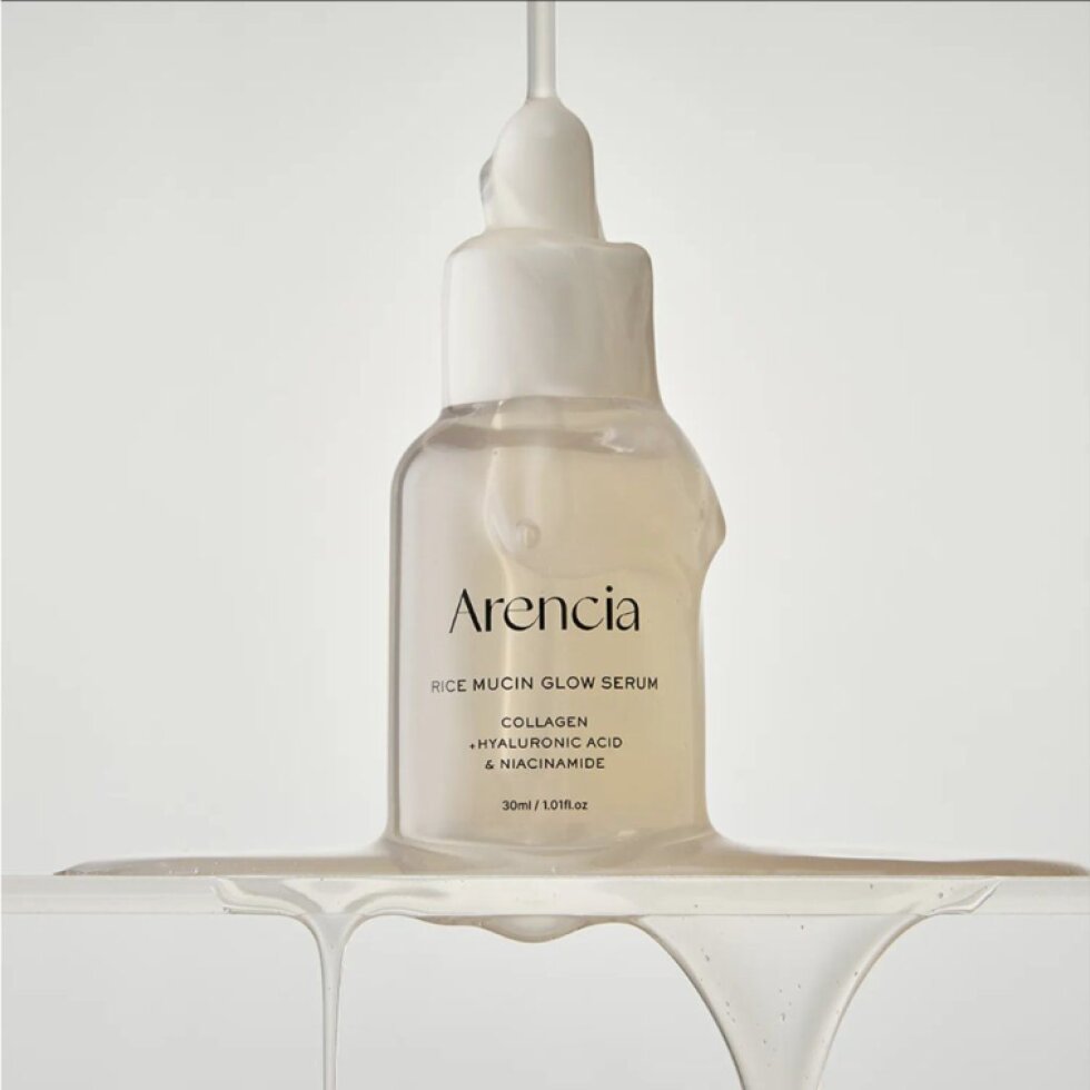 ARENCIA - Rice Mucin Glow Serum - Rozjasňující sérum s fermentovanou rýží - 30 ml