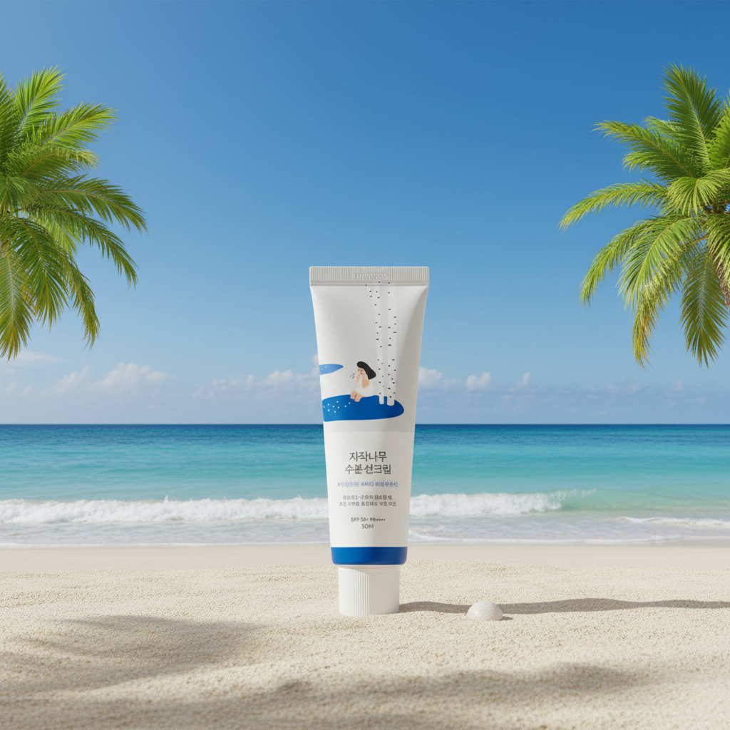 ROUND LAB - Birch Juice Moisturizing Sun Cream SPF50+ PA++++ - Hydratační SPF krém - 50 ml