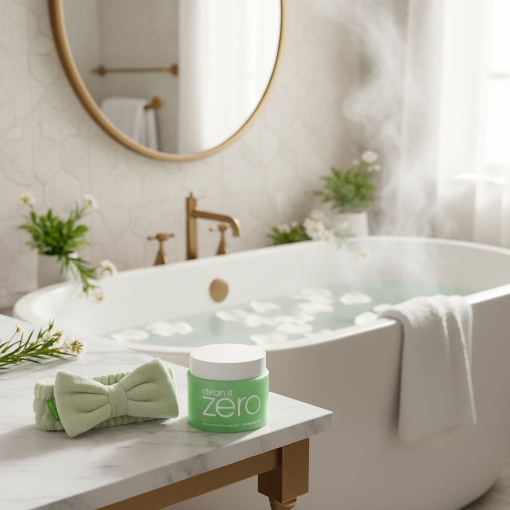 Banila Co - Clean It Zero Cleansing Balm Pore Clarifying SET - Sorbetový čisticí balzám pro problematickou pleť SET s čelenkou - 180 ml