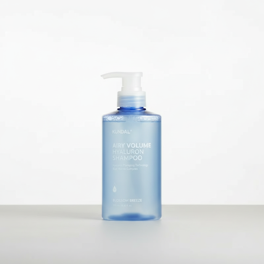 Kundal Airy Volume Hyaluron Shampoo - Hydratační objemový šampon s vůní BLOSSOM BREEZE - 500 ml