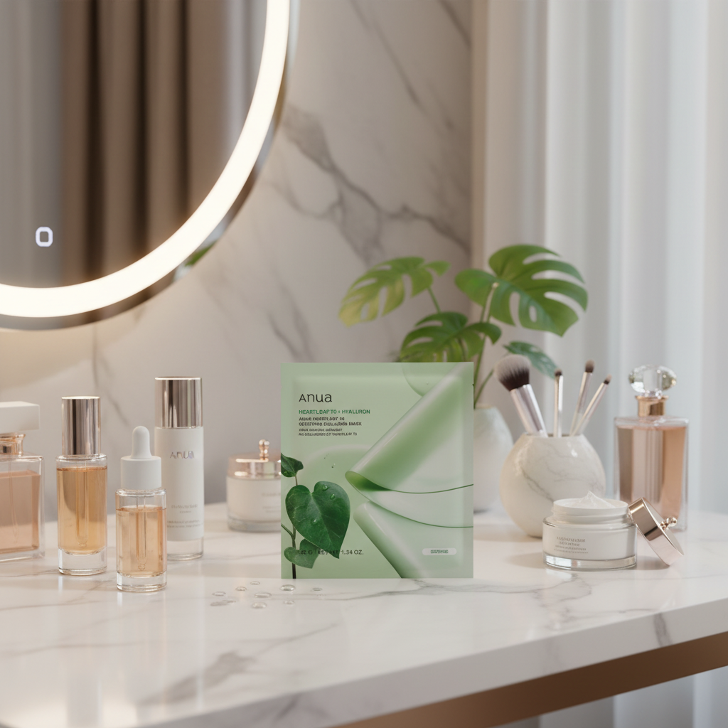 ANUA - Heartleaf 70 Soothing Collagen Mask - Zklidňující hydrogelová maska s kolagenem - 38 g