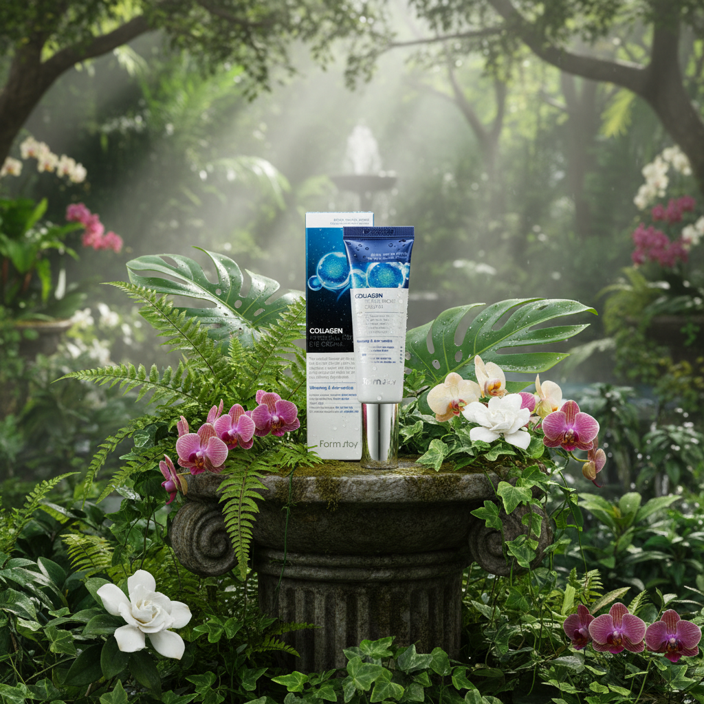 Farm Stay - Water Full Moist Rolling Eye Serum - Kolagenové sérum pod oči s kuličkou - 25 ml