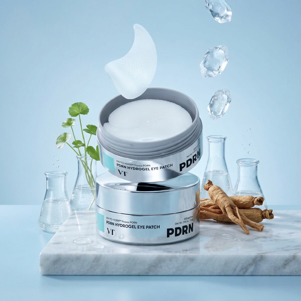 VT - PDRN Hydrogel Eye Patch - Zpevňující hydrogelové polštářky pod oči s PDRN - 60 ks