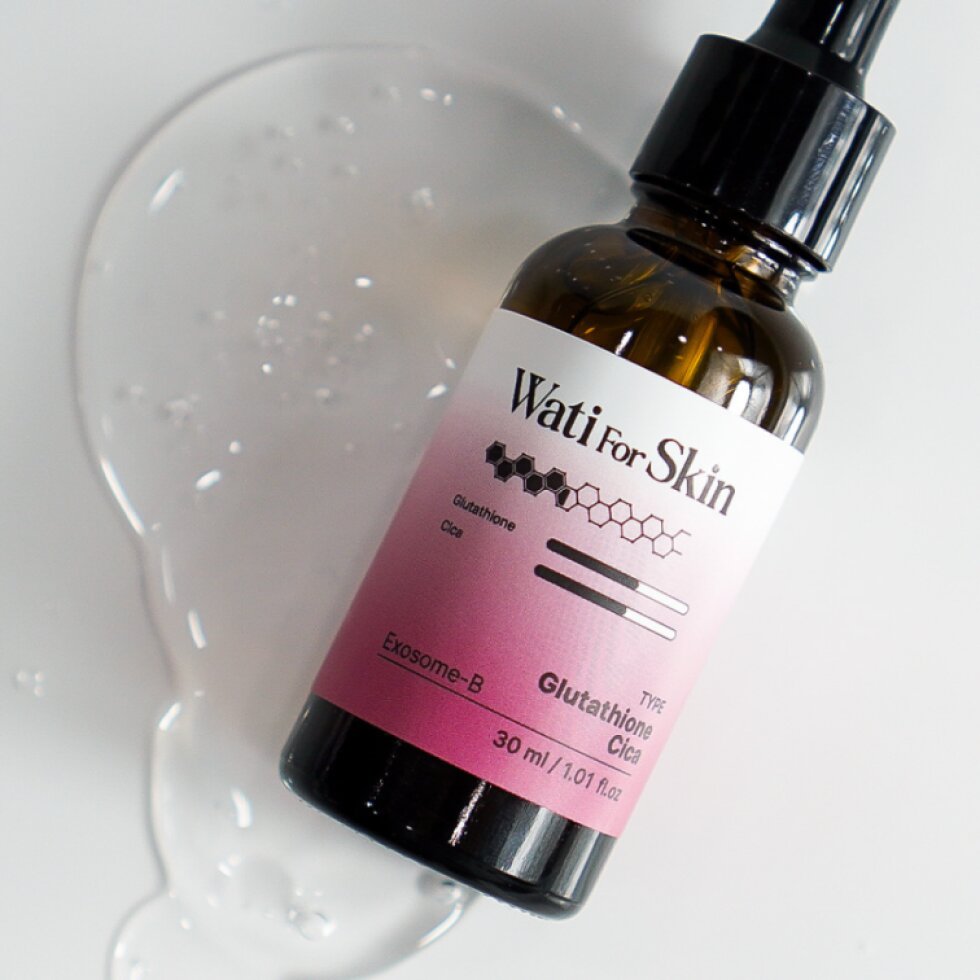 WATI FOR SKIN - Glutathione Cica Blemish Exosome-B Ampoule - Rozjasňující a zklidňující pleťová ampule - 30 ml