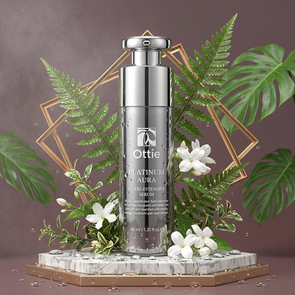 OTTIE - Platinum Aura Nutri-intensive Serum - Platinové posilující protivráskové sérum - 40 ml