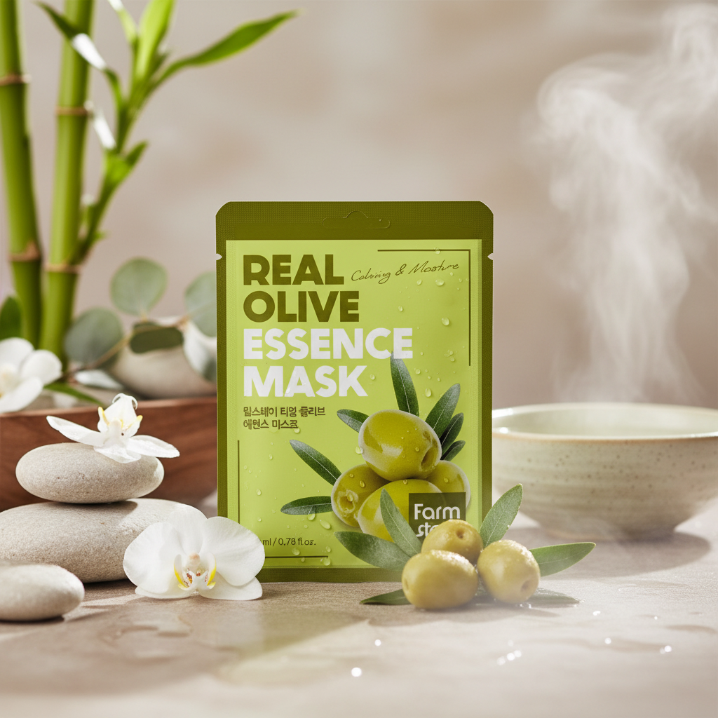 Farm Stay - Real essence mask Olive - Plátýnková maska s olivami