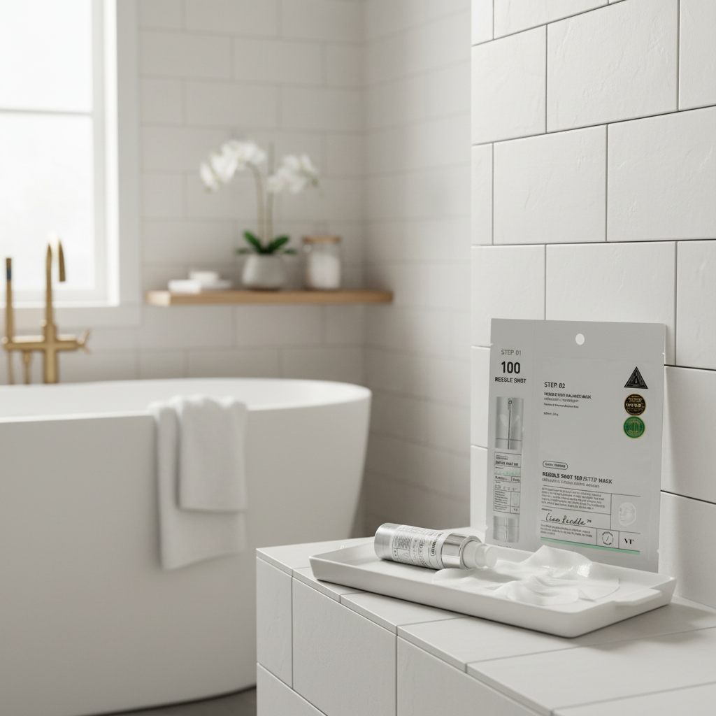 VT - Reedle Shot 100 2 Step Mask - Dvoufázová pleťová maska s mikrojehličkami - 25 g,1,5 g