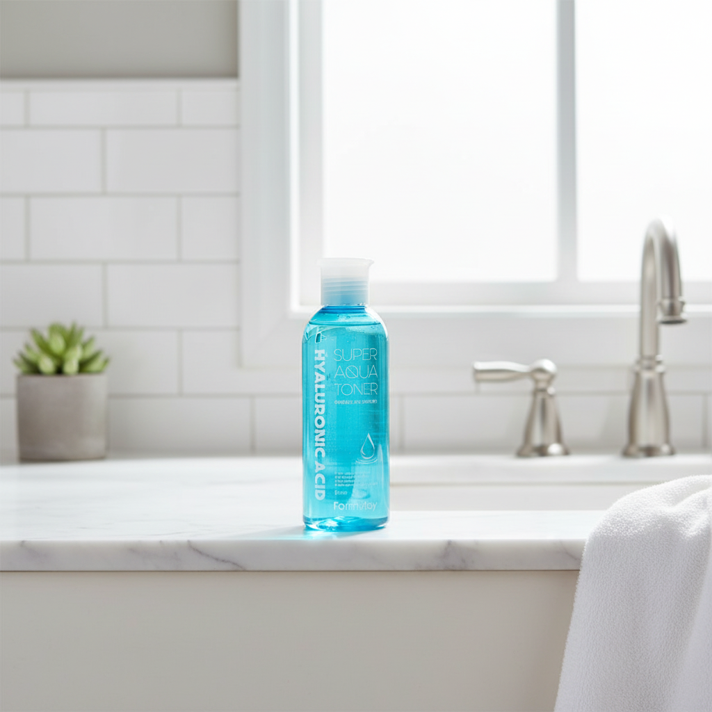 FARM STAY - Tonikum s kyselinou hyaluronovou pro hydrataci pleti MAXIBALENÍ 500 ml