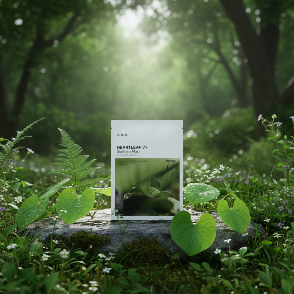 ANUA - Heartleaf 77% Soothing Sheet Mask - Hydratační a zklidňující maska se 77% extraktem z toulně srdčité - 25 ml