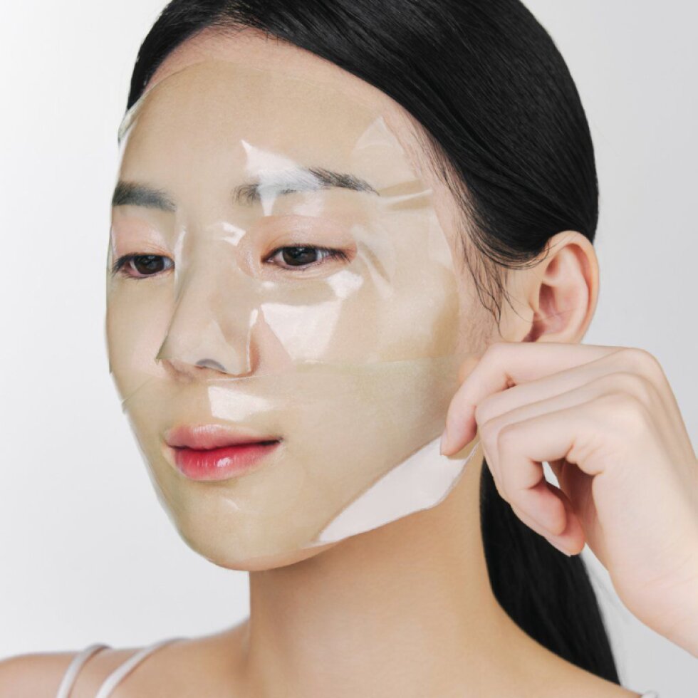 NACIFIC - Green Tea Cica Collagen Gel Mask - Vstřebatelná maska se zeleným čajem, centellou a kolagenem - 1 ks