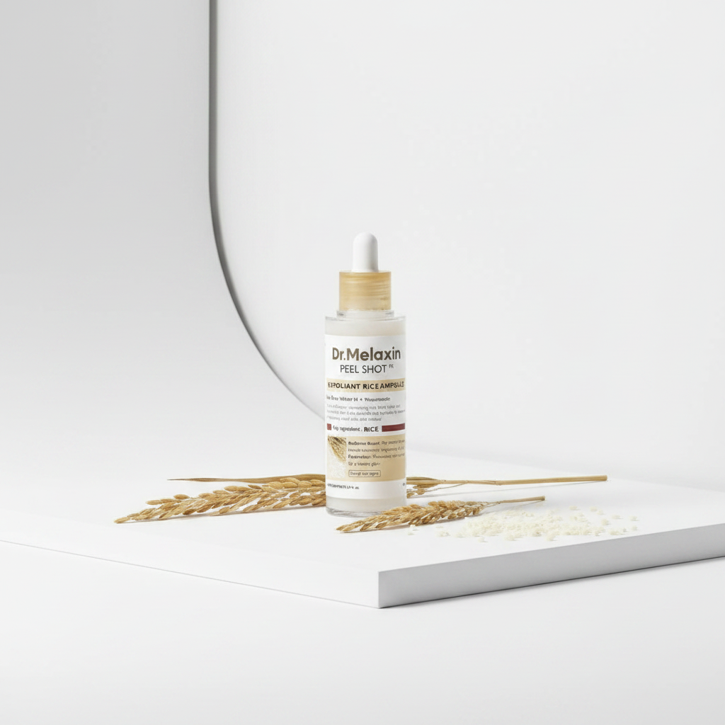 DR.MELAXIN - Peel Shot Rice - Exfoliační ampule s extraktem z bílé rýže - 80 ml