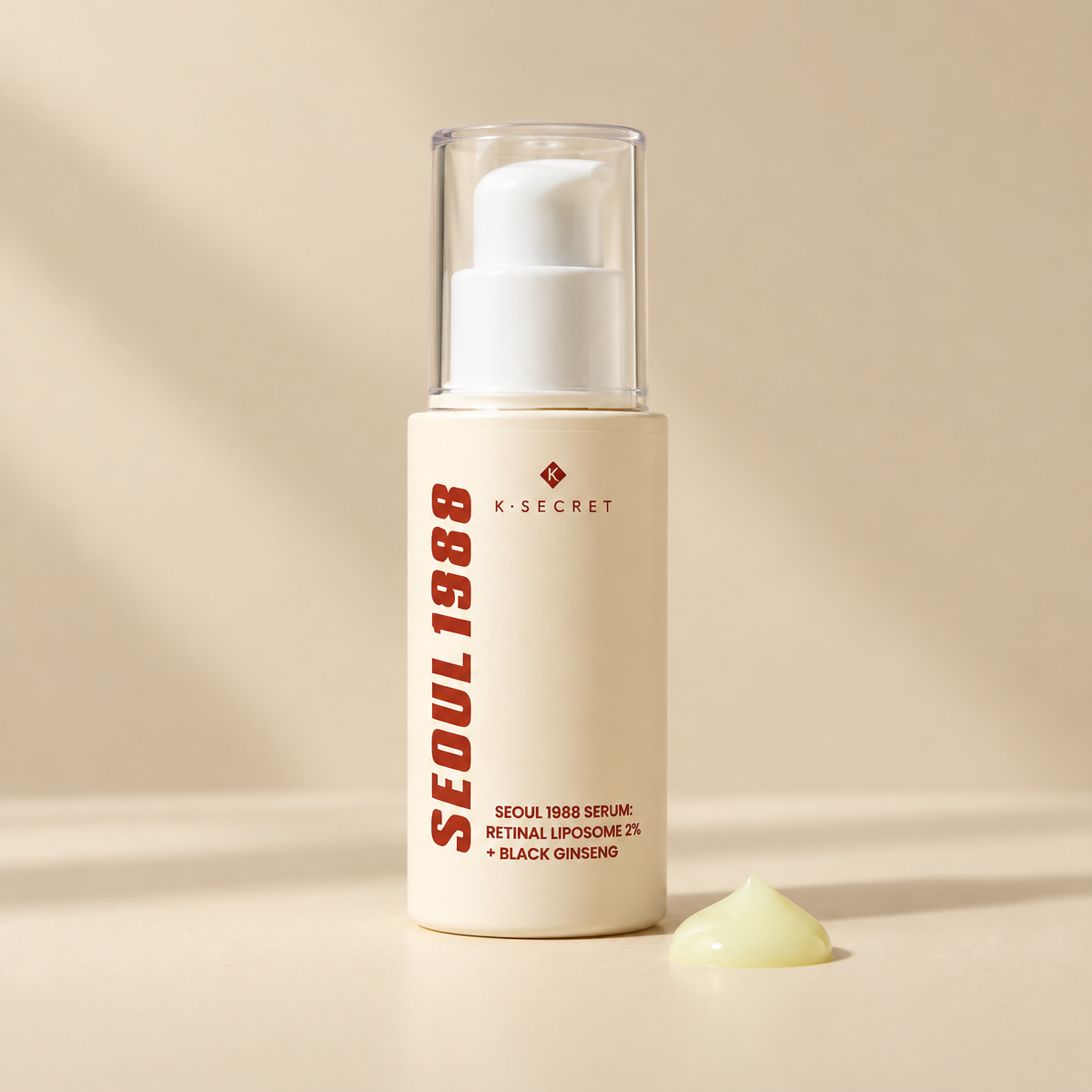KSECRET - SEOUL 1988 Serum : Retinal Liposome 2% + Black Ginseng - SEOUL 1988 Sérum: Retinal Liposom 2 % + Černý ženšen - 30 ml