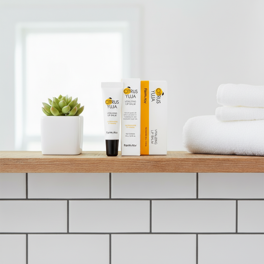 Farm Stay - Citrus Yuja Vitalizing Lip Balm - Vyživující balzám na rty - 10 g