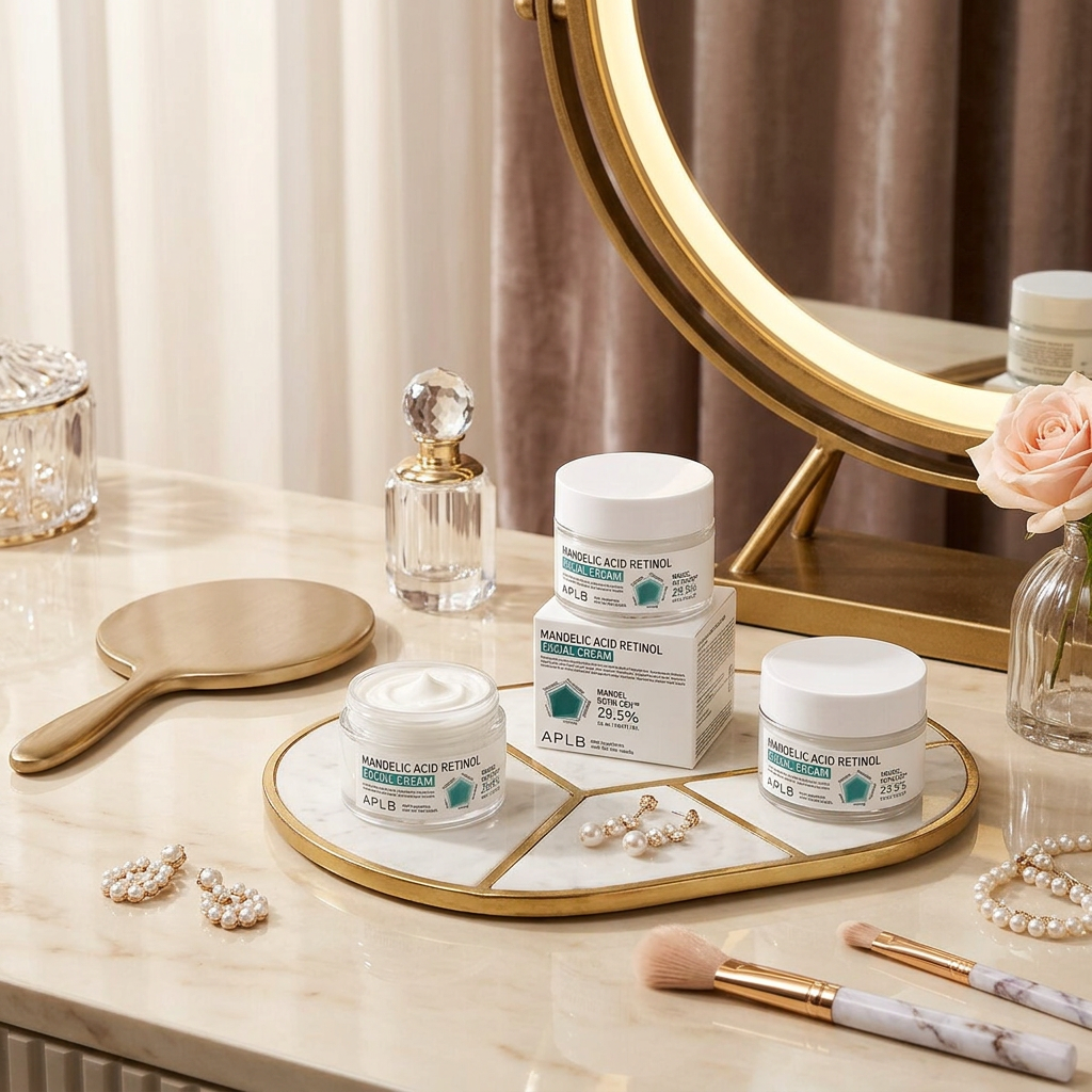 APLB - Mandelic Acid Retinol Facial Cream - Exfoliační krém s kyselinou mandlovou a retinolem - 55 ml