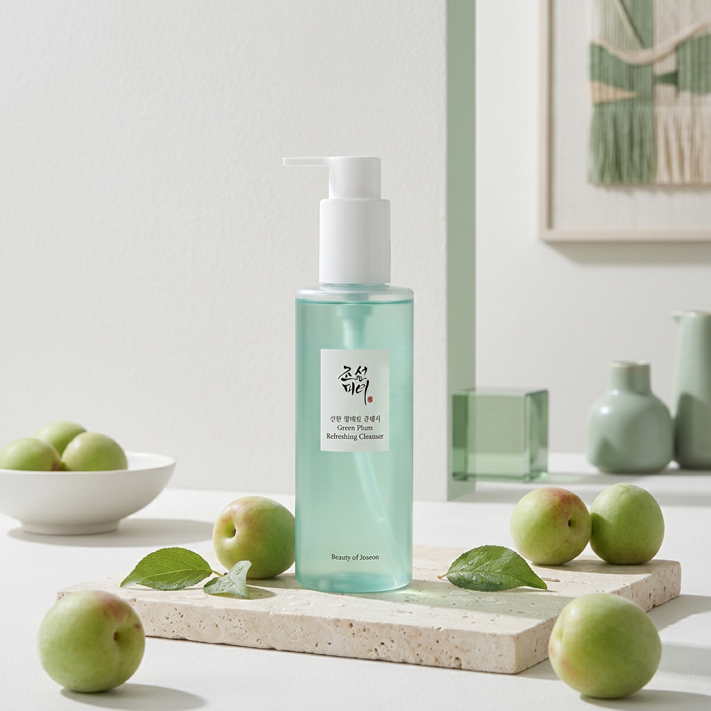 Beauty of Joseon - Green Plum Refreshing Cleanser Jumbo - Jemný čisticí gel se zelenou švestkou - 200 ml