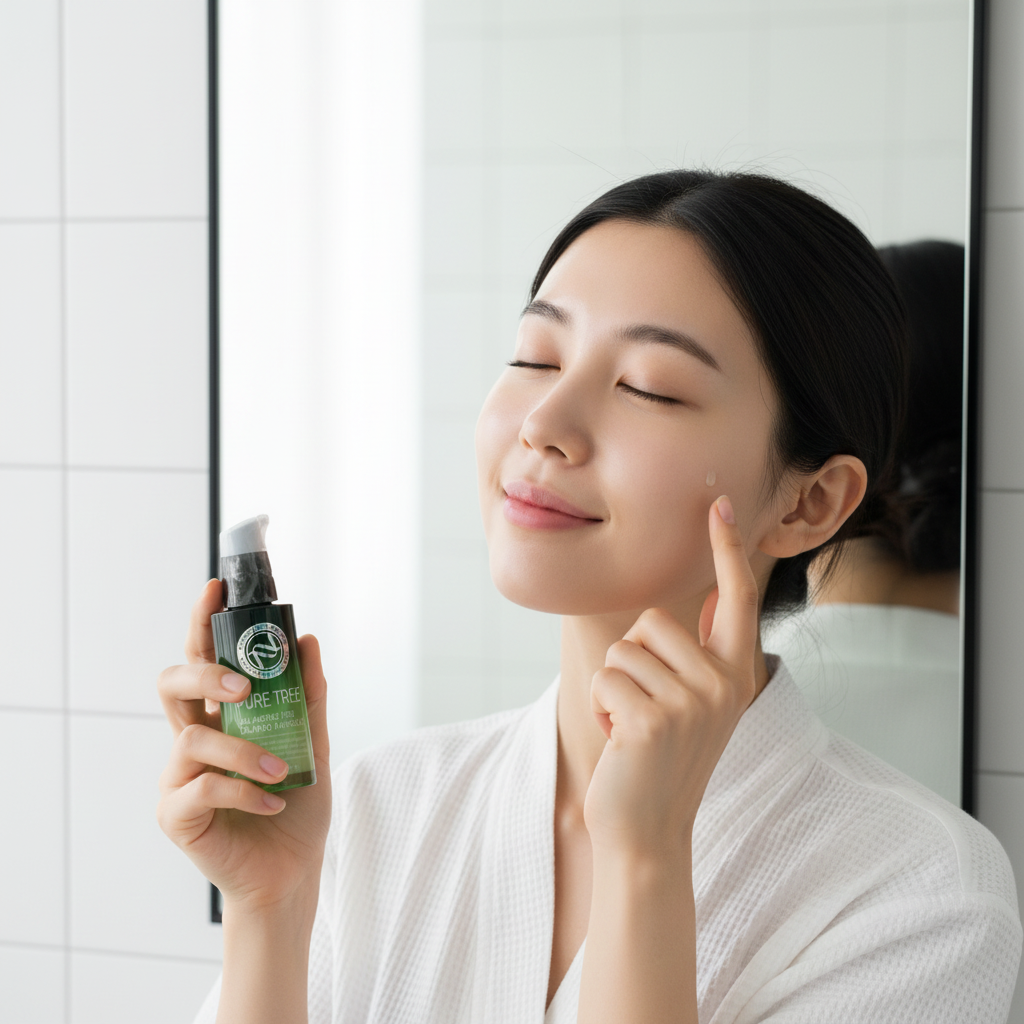 ENOUGH - Pure Tree Balancing Pro Calming Ampoule - Zklidňující ampoule s tea tree - 30 ml