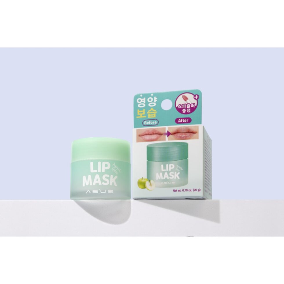 AS:US - Lip Mask Apple - Vyživující maska na rty s jablečnou vůní - 20 g
