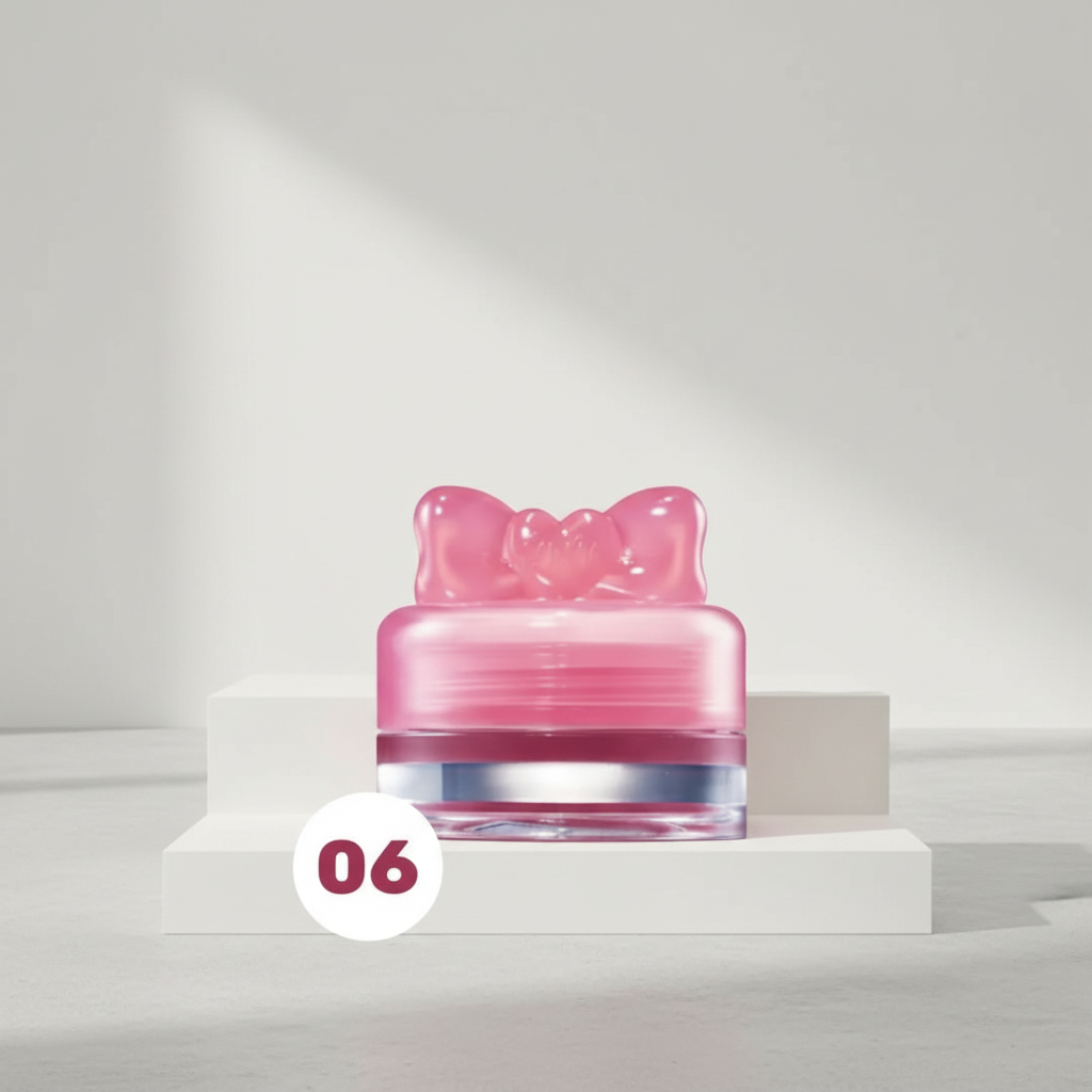 YNM - Lip&Cheek Syrup Pot 06 Plum Syrup - Lesk na rty a tváře 06 Plum Syrup - 3,5 g