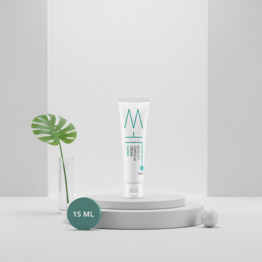 OTTIE - Soak Out Centella Cream - Zklidňující ochranný krém - 15 ml