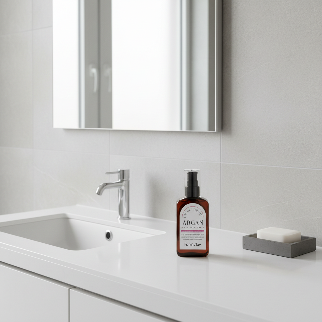 Farm Stay - Eau De Parfume Argan Hair Oil Rose - Parfemovaný arganový olej na vlasy s vůní růží - 100 ml