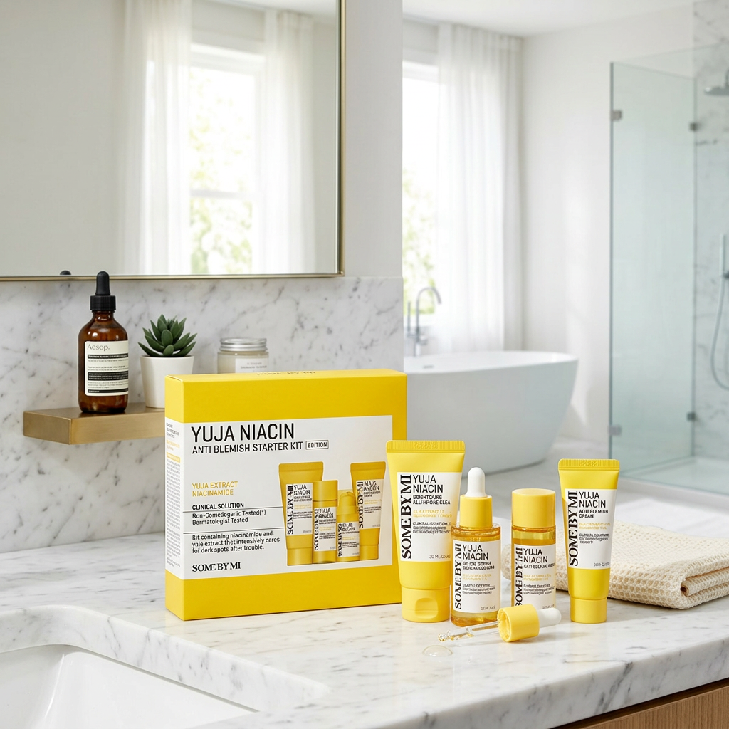 SOME BY MI - Yuja Niacin 30 Days Brightening Starter kit - Rozjasňující sada s vitamínem C 4ks