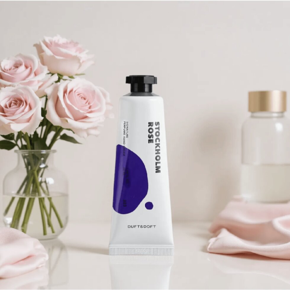 DUFT & DOFT - Signature Perfume Hand Cream Stockholm Rose - Parfémovaný krém na ruce Stockholm Rose - 50 ml