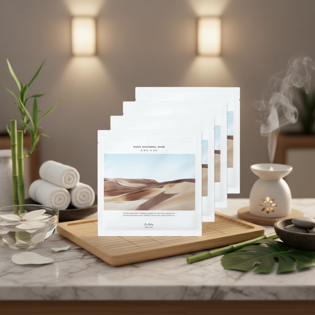 Dr. Althea - Oasis Soothing Mask - Zjemňující plátýnková maska - 27g x 5ks