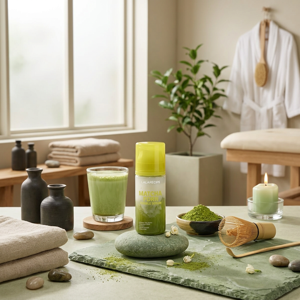LALARECIPE - Matcha PDRN Bubble Serum – Pěnivé pleťové sérum s matchou a PDRN- 95 ml