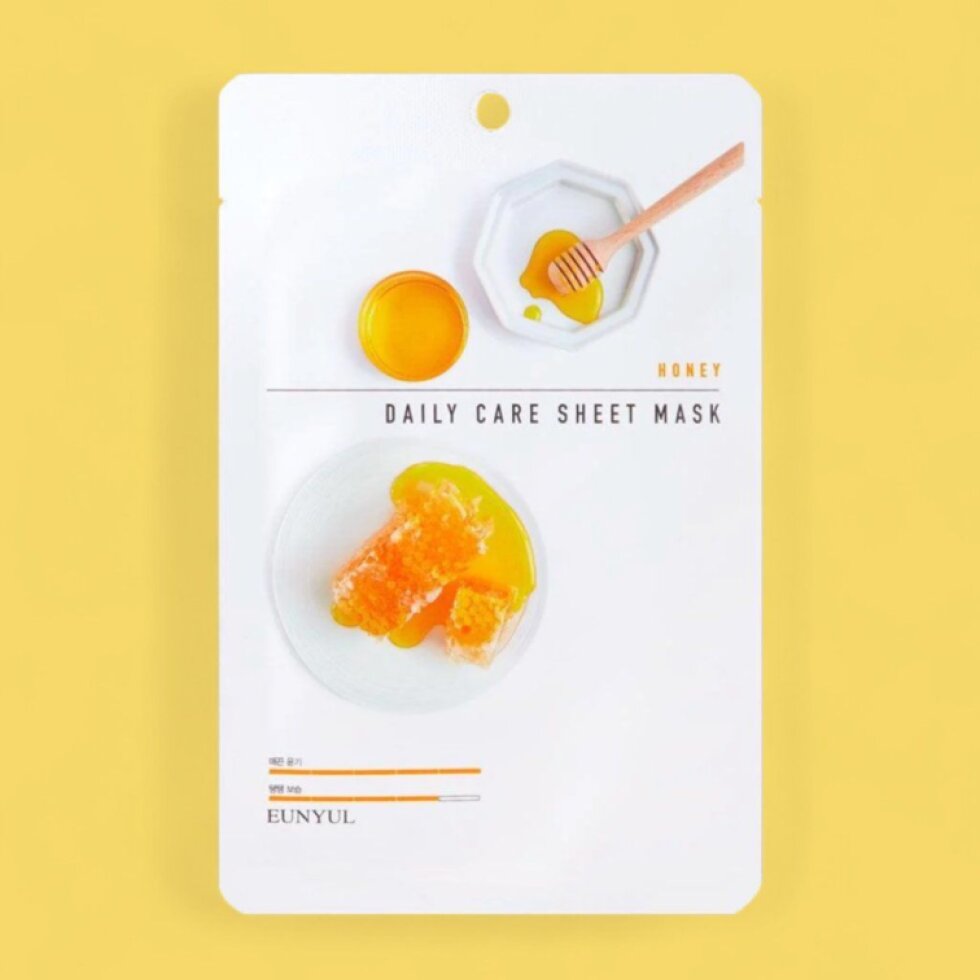 EUNYUL - Daily Care Mask Sheet - Plátýnková maska med - 22 ml