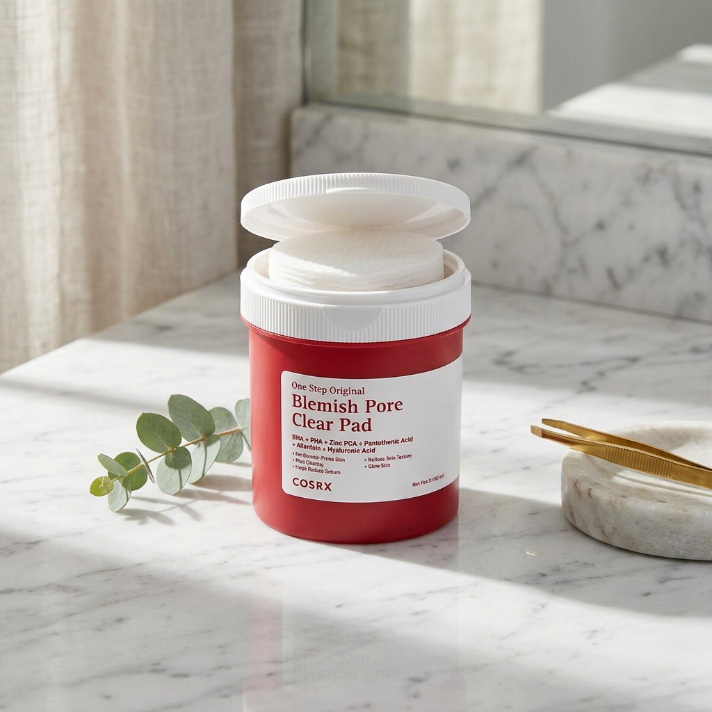 Cosrx - One Step Original Blemish Pore Clear Pad - Čisticí tampónky proti nedokonalostem a na stažení pórů - 100 ks